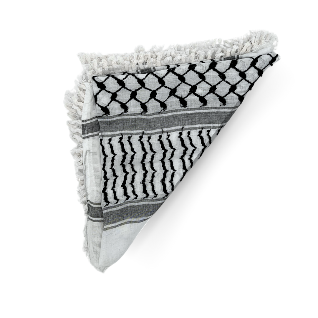 Authentic Palestinian Kufiya Scarf ( Premium edition )