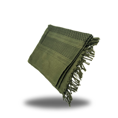 Green colored Palestinian Keffiyeh