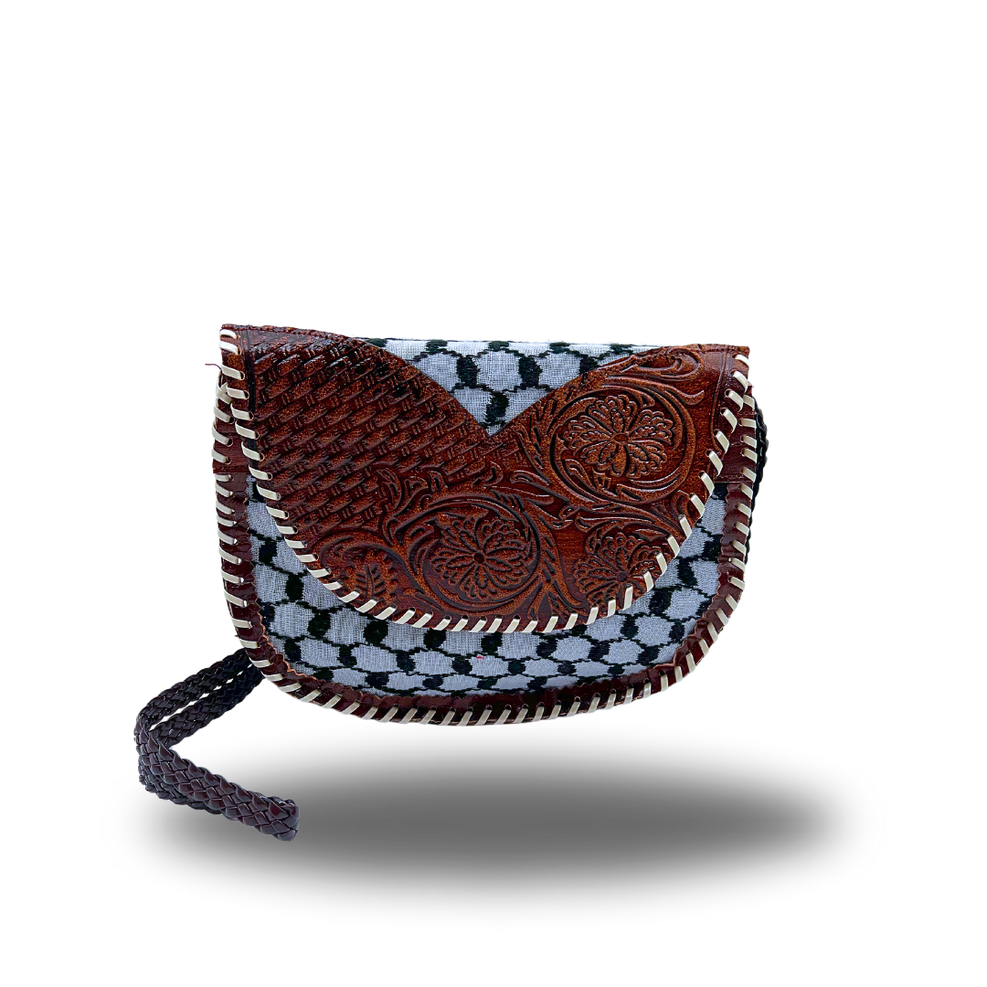 keffiyeh styled handbag purse