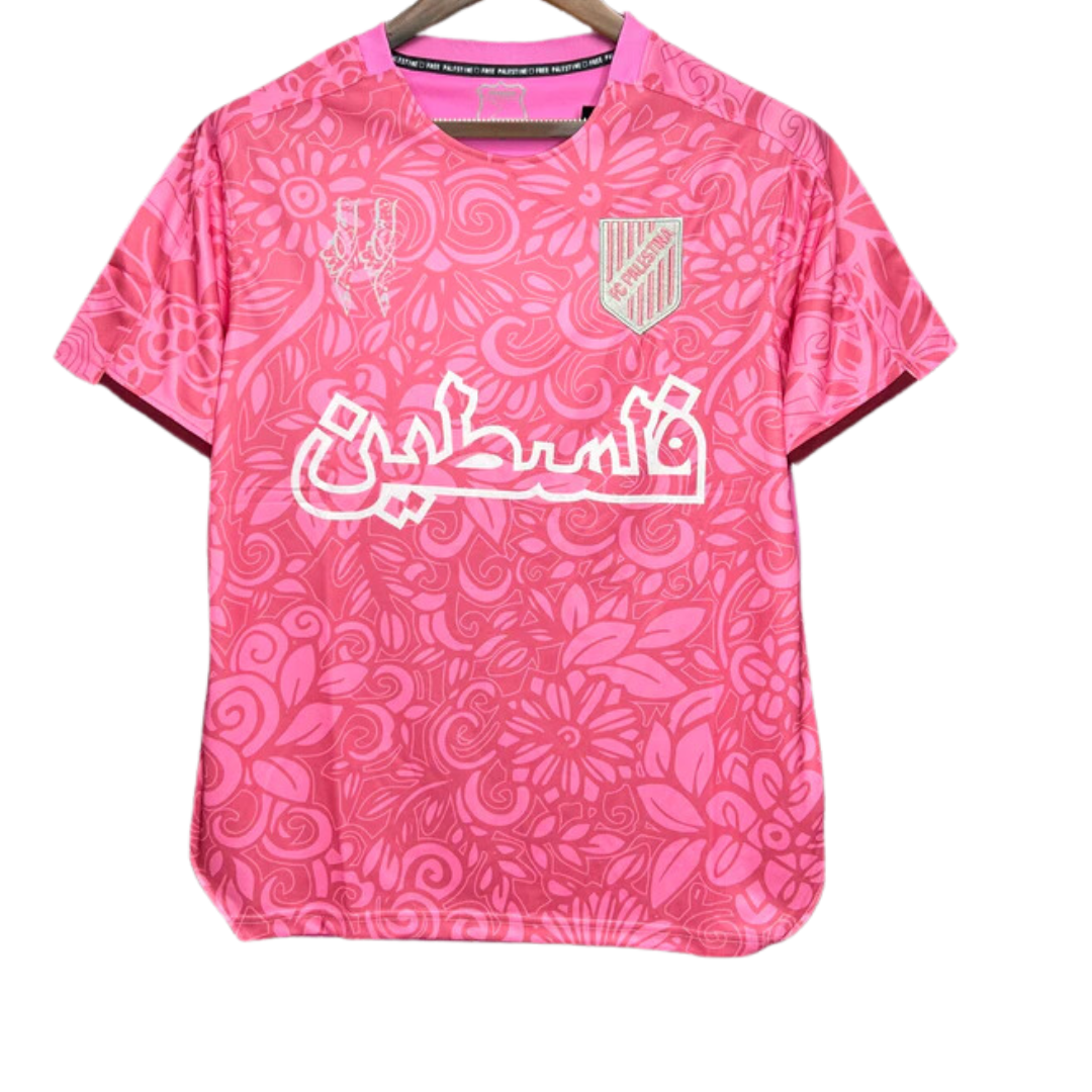 Pink Palestinian Soccer Jersey