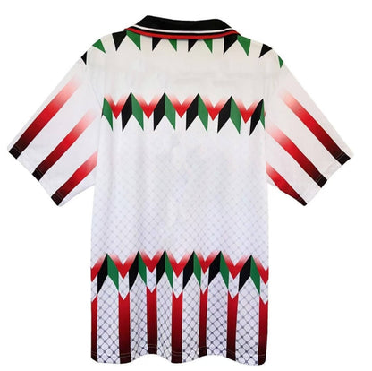 White Palestinian Jersey with Collar