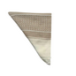 White & Gold Palestinian Embroidered Keffiyeh Scarf